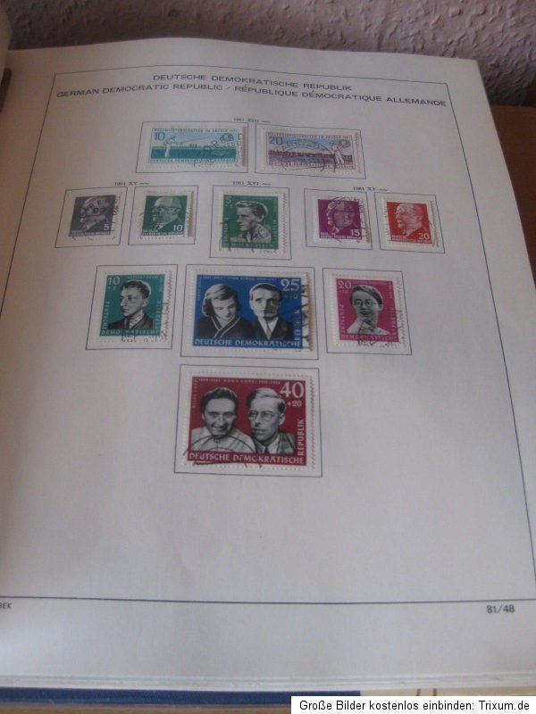 Briefmarken,Luxus DDR, Gestempelt in 2 Schaubeck VD Alben Michelwert