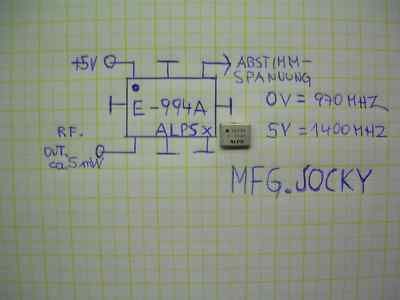 64Bit VCOs SMD ODBC Fab.ALPS URAE8 994A 25 STÜCK