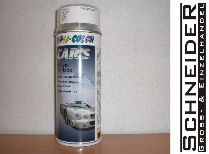 DupliColor Klarlack, glänzend, 400ml Spraydose, (8,75€/L), #385858