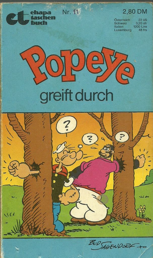 et ehapa taschenbuch 11 Popeye greift durch