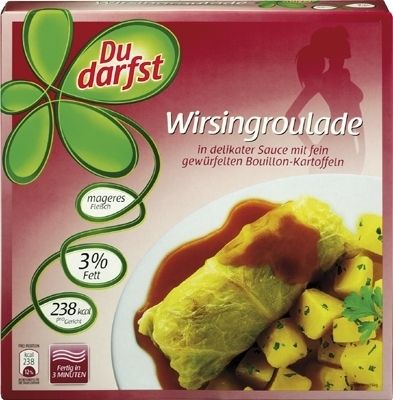 1000g=8,44€) Du Darfst Wirsingroulade   3 Menue Schalen